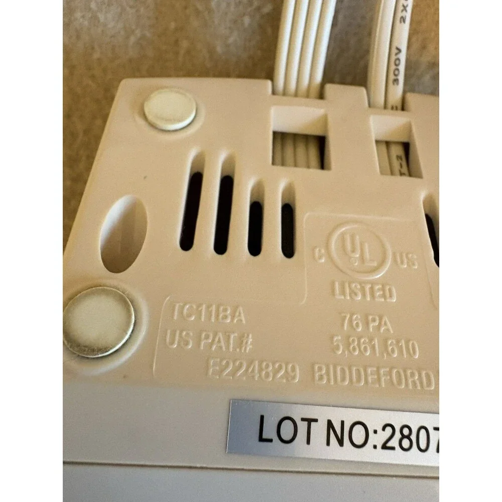 Vtg Biddeford Heated Blanket Queen Beige Dual Controllers Acrylic 82”W X 88”L